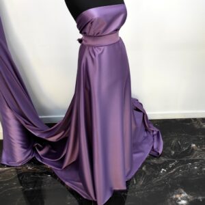 Tafta Elastica Ducesa Satinata Lila - imagine 2