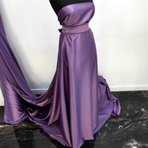 Tafta Elastica Ducesa Satinata Lila - imagine 4