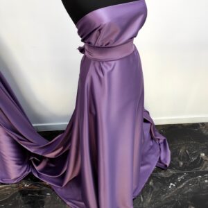 Tafta Elastica Ducesa Satinata Lila - imagine 1