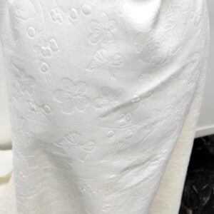 Stofa Velur Embosat Ivoar Floral - imagine 4