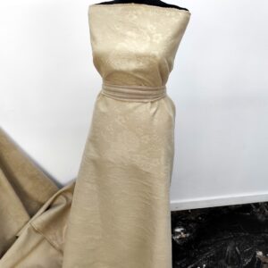 Stofa Velur Embosat Bej Floral - imagine 6