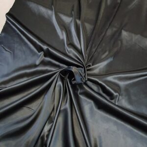 Satin Elastic Gros Negru - imagine 5