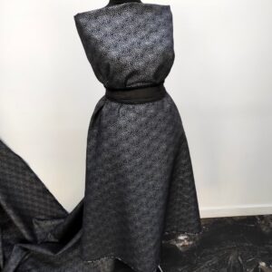 Jaquard Metalic Bluemarin / Argintiu - imagine 2