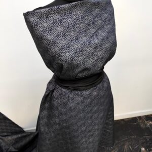 Jaquard Metalic Bluemarin / Argintiu - imagine 3