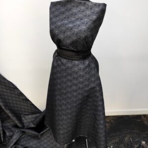 Jaquard Metalic Bluemarin / Argintiu - imagine 6