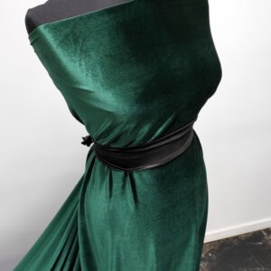 Catifea Elastica Verde Inchis - imagine 3