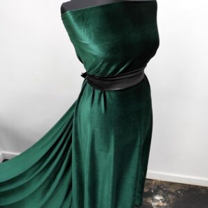 Catifea Elastica Verde Inchis - imagine 1