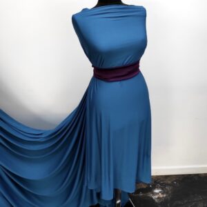 Lycra Uni Albastru Turcoaz Italian Style - imagine 3