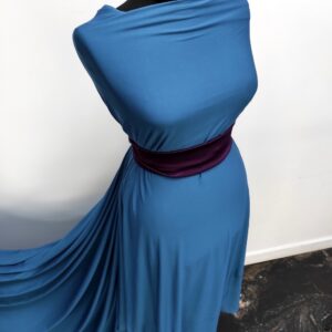 Lycra Uni Albastru Turcoaz Italian Style - imagine 2