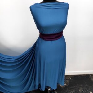 Lycra Uni Albastru Turcoaz Italian Style - imagine 4