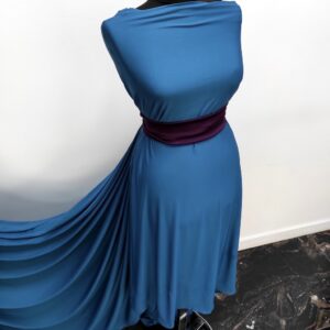 Lycra Uni Albastru Turcoaz Italian Style - imagine 5