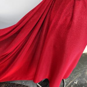 Lurex Rosu / Jerse Subtire Cu Sclipici Rosu - imagine 3