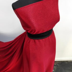 Lurex Rosu / Jerse Subtire Cu Sclipici Rosu - imagine 5