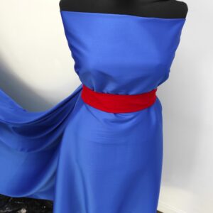 Tafta Elastica Ducesa Satinata Albastru Regal - imagine 4