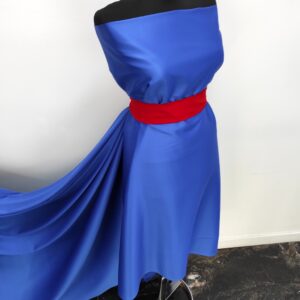 Tafta Elastica Ducesa Satinata Albastru Regal - imagine 5