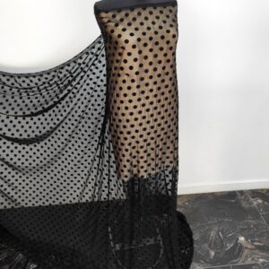 Tulle Buline Mari Catifea Negru - imagine 3
