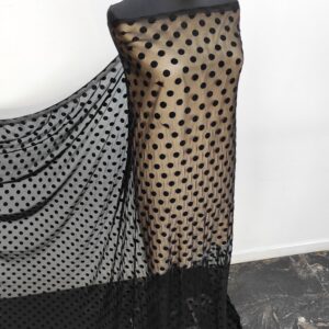 Tulle Buline Mari Catifea Negru - imagine 4