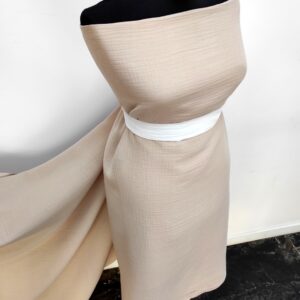 Bumbac Barena Gofrat Bej - imagine 1