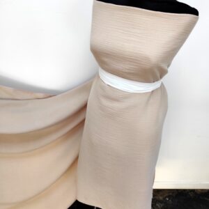 Bumbac Barena Gofrat Bej - imagine 4