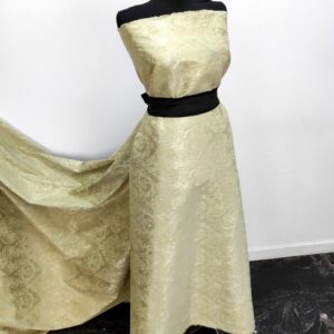 Bumbac Jaquard Verde Olive Embosat - imagine 2