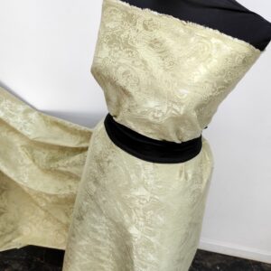 Bumbac Jaquard Verde Olive Embosat - imagine 3