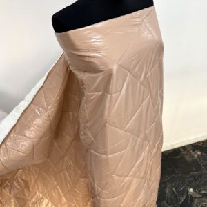 Fas Bej - Roze Matlasat Cusut Glosy - imagine 4