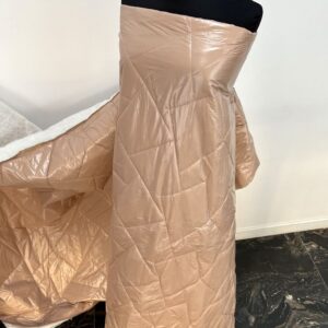 Fas Bej - Roze Matlasat Cusut Glosy - imagine 3