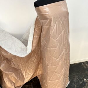 Fas Bej - Roze Matlasat Cusut Glosy - imagine 5