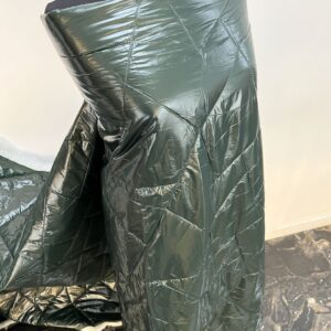 Fas Verde Inchis Matlasat Cusut Glosy - imagine 2