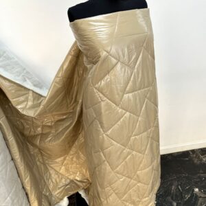 Fas Bej Inchis Matlasat Cusut Glosy - imagine 4