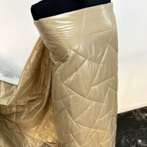 Fas Bej Inchis Matlasat Cusut Glosy - imagine 5