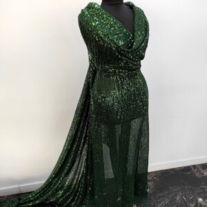 Paiete Pe Tull Elastic Zarrata Verde Inchis - imagine 3