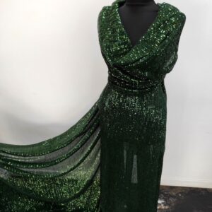 Paiete Pe Tull Elastic Zarrata Verde Inchis - imagine 4