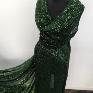 Paiete Pe Tull Elastic Zarrata Verde Inchis - imagine 2