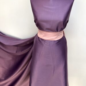 Tafta Elastica Ducesa Satinata Plamaniu - imagine 2