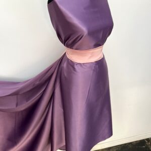 Tafta Elastica Ducesa Satinata Plamaniu - imagine 3