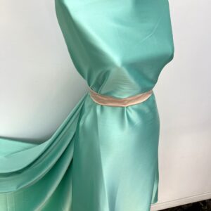 Tafta Elastica Ducesa Satinata Verde Menta - imagine 3