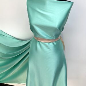 Tafta Elastica Ducesa Satinata Verde Menta - imagine 4