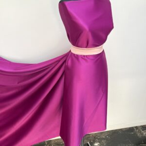 Tafta Elastica Ducesa Satinata Magenta - imagine 2