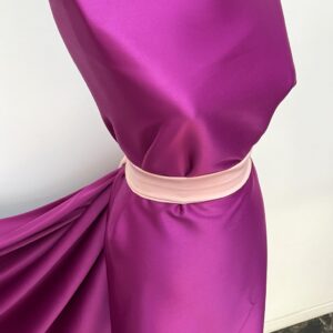 Tafta Elastica Ducesa Satinata Magenta - imagine 5