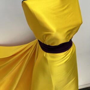 Tafta Elastica Ducesa Satinata Galben - imagine 5