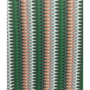 Stofa Eleganta cu Imprimeu ZIG ZAG - Verde - imagine 5