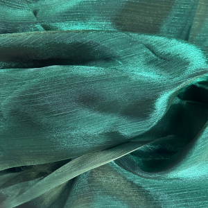 Organza Metalizat – Verde Inchis