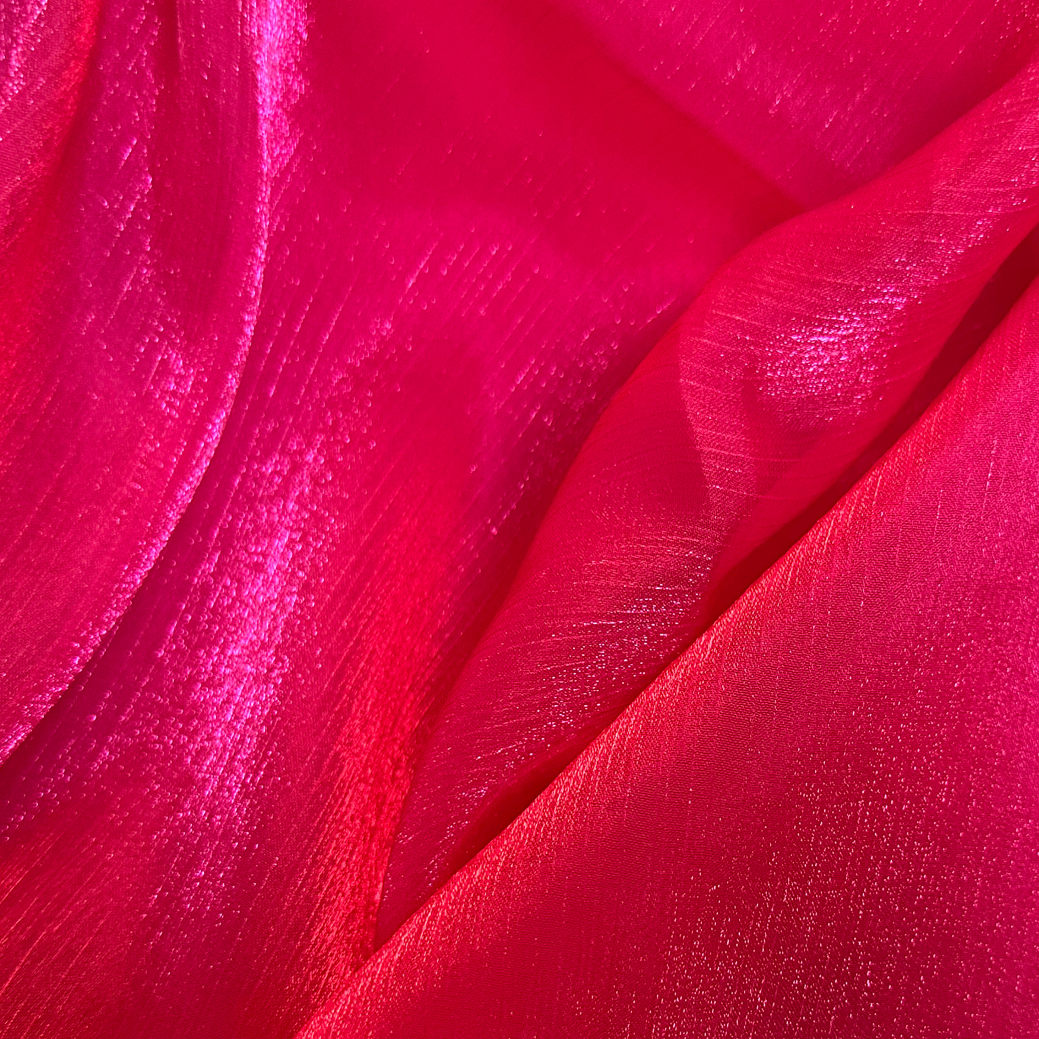 Organza Metalizat - Ciclame