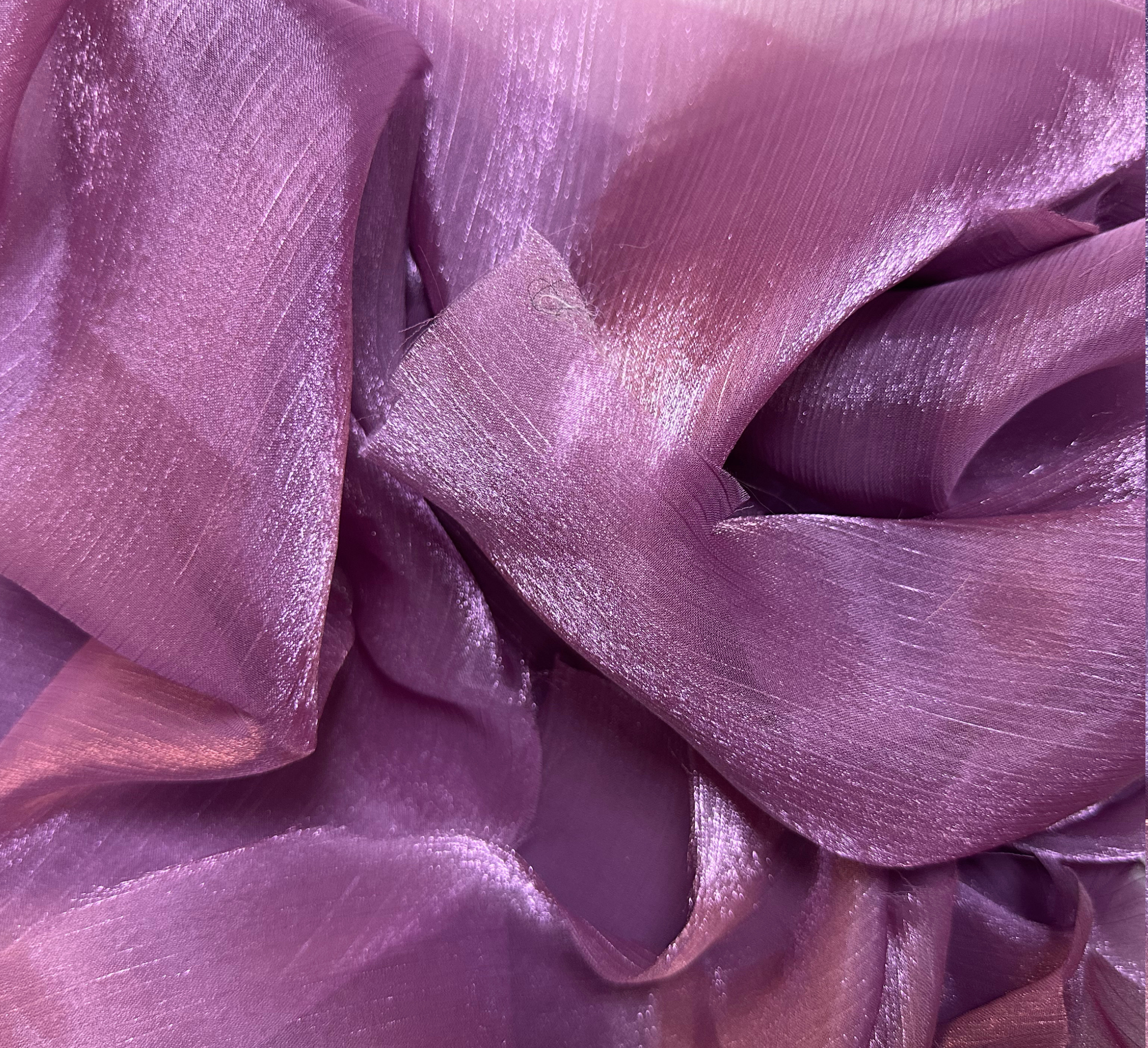 Organza Metalizat - Mov Inchis