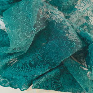 Dantela Brodata – Verde Inchis - imagine 4