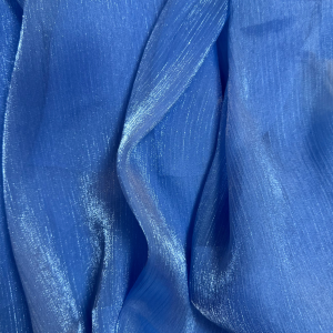 Organza Metalizat – Bleu