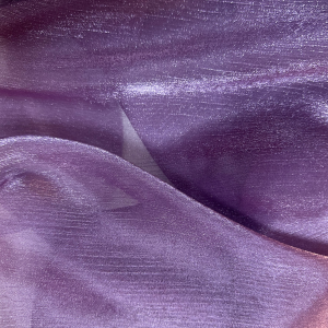 Organza Metalizat – Mov Pruna - imagine 2