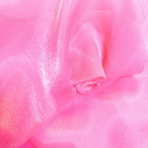 Organza Metalizat – Roz Intens