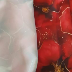 Satin Armani cu imprimeu floral - imagine 2